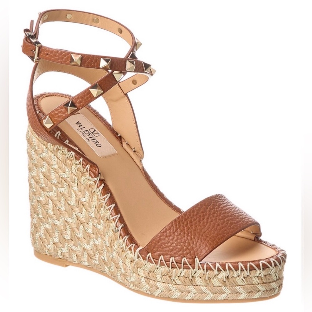 AUTHENTIC Valentino Rock Stud 125 espadrille